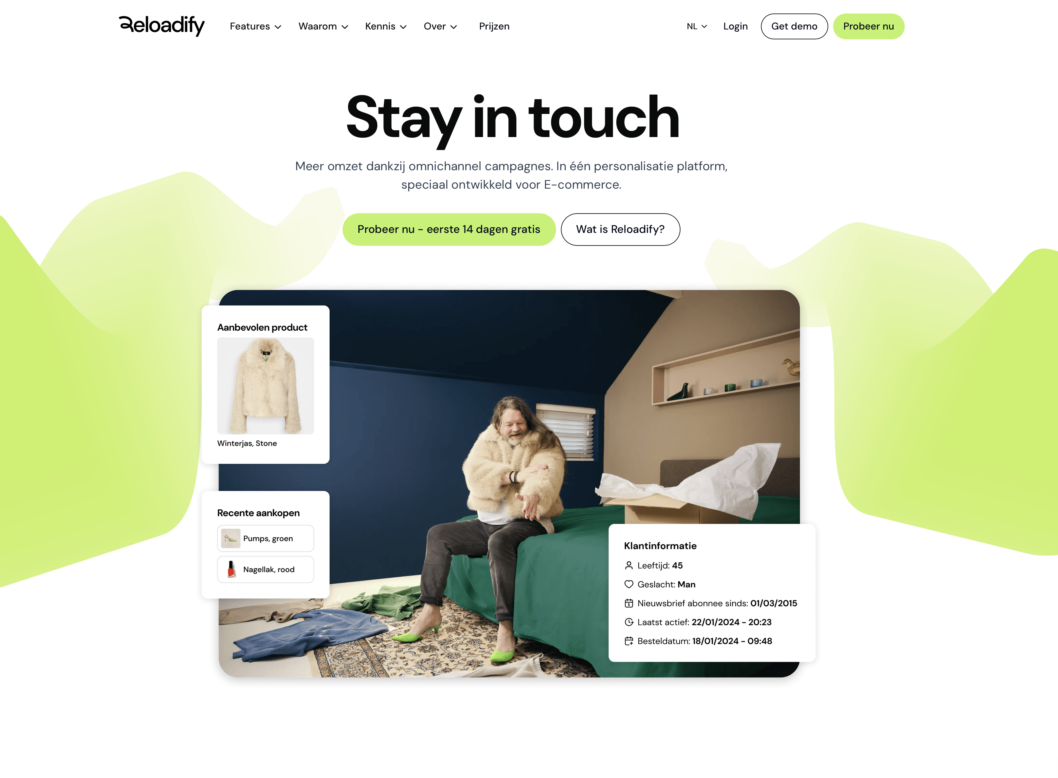 Reloadify Homepage