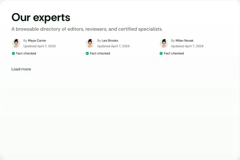 WalletJump Studio preview of Expert Directory Placement