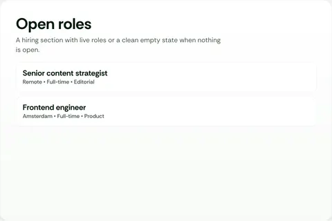 WalletJump Studio preview of Jobs Board Placement