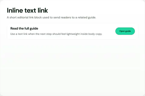 WalletJump Studio preview of Text Link Placement
