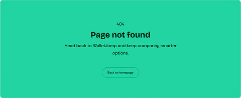WalletJump Studio preview of Hero Block · Not Found