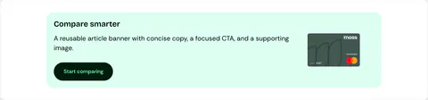 WalletJump Studio preview of Promo Module · Default