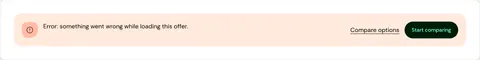 WalletJump Studio preview of Review Callout Embed · Error