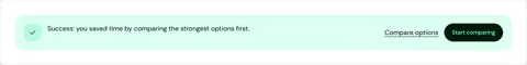 WalletJump Studio preview of Review Callout Embed · Success